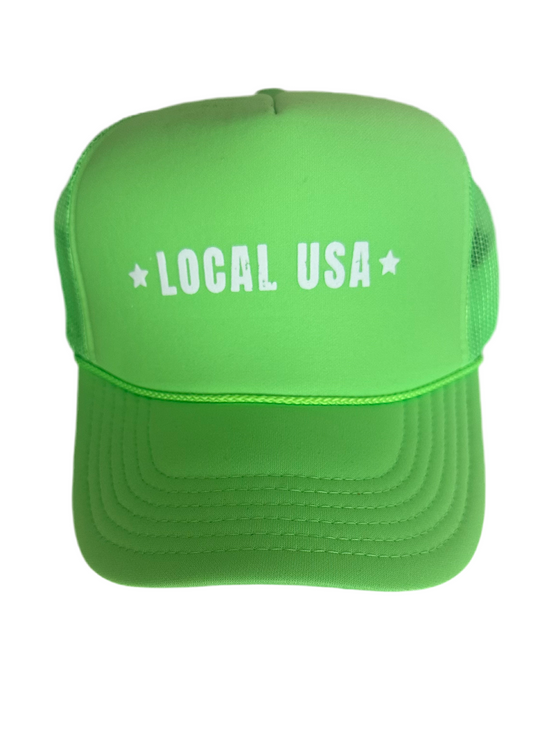 LOCALusa Star Neon Trucker Hat