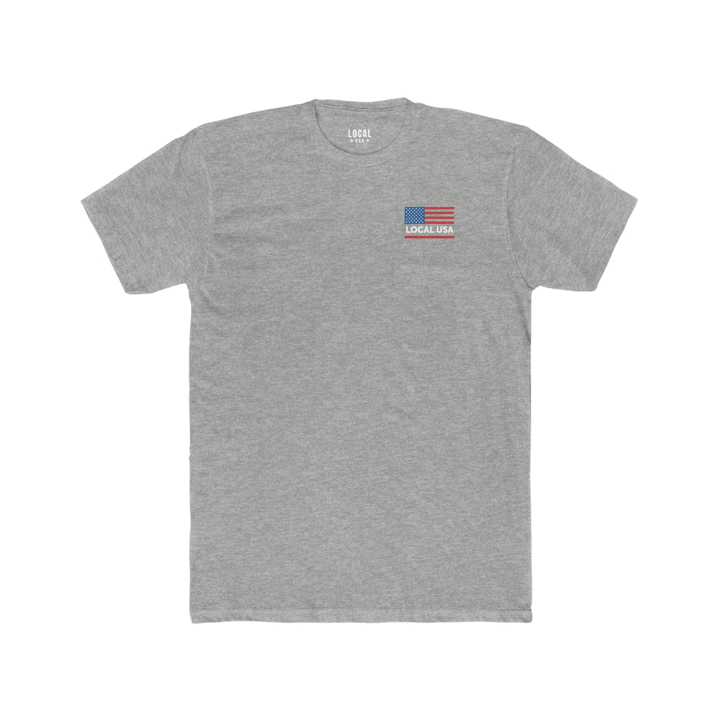 LOCALusa RWB Flag Men's Cotton Crew Tee