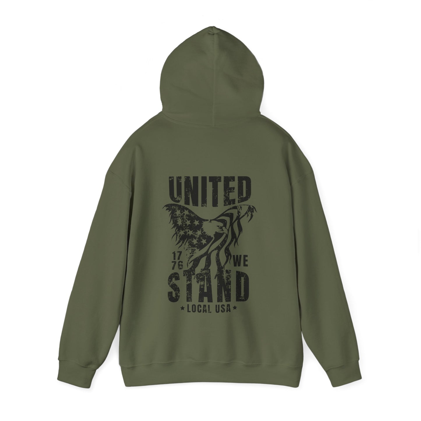 United We Stand (black font) Hooded Sweatshirt