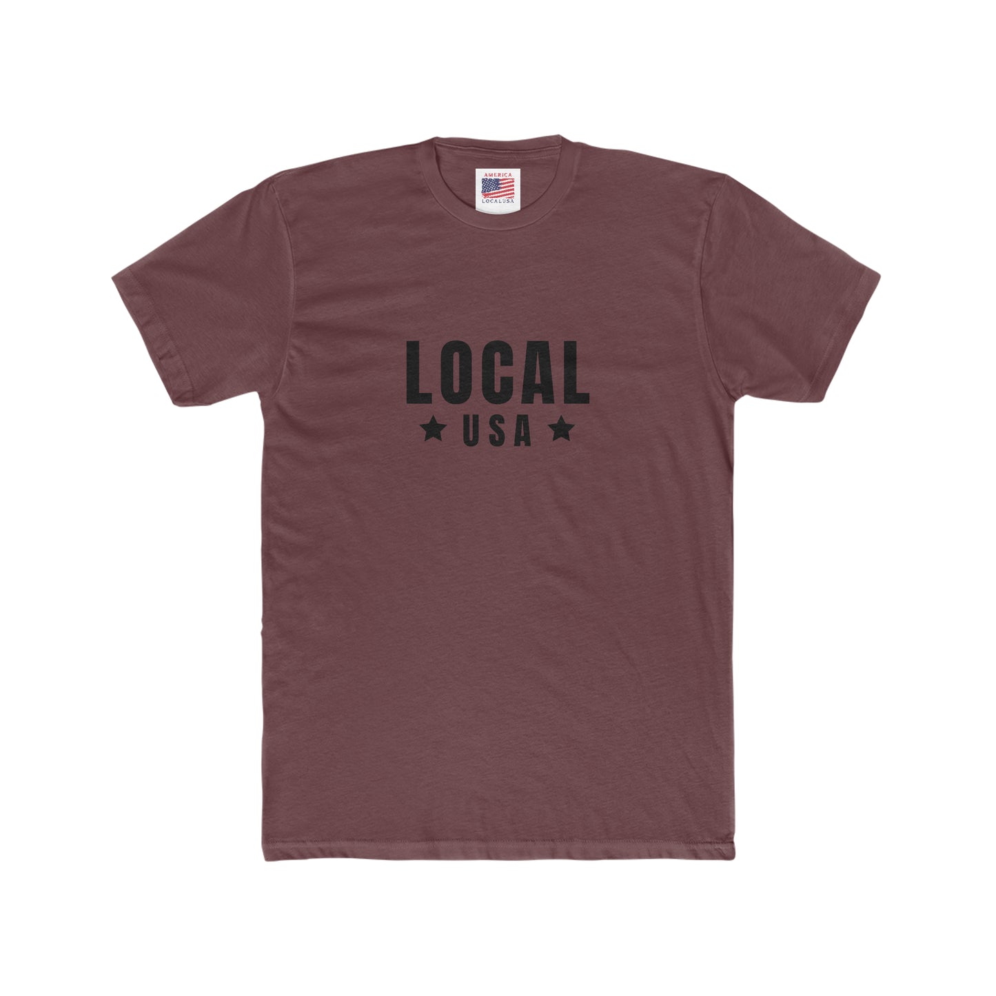 LOCALusa Stars Men's Cotton Crew Tee