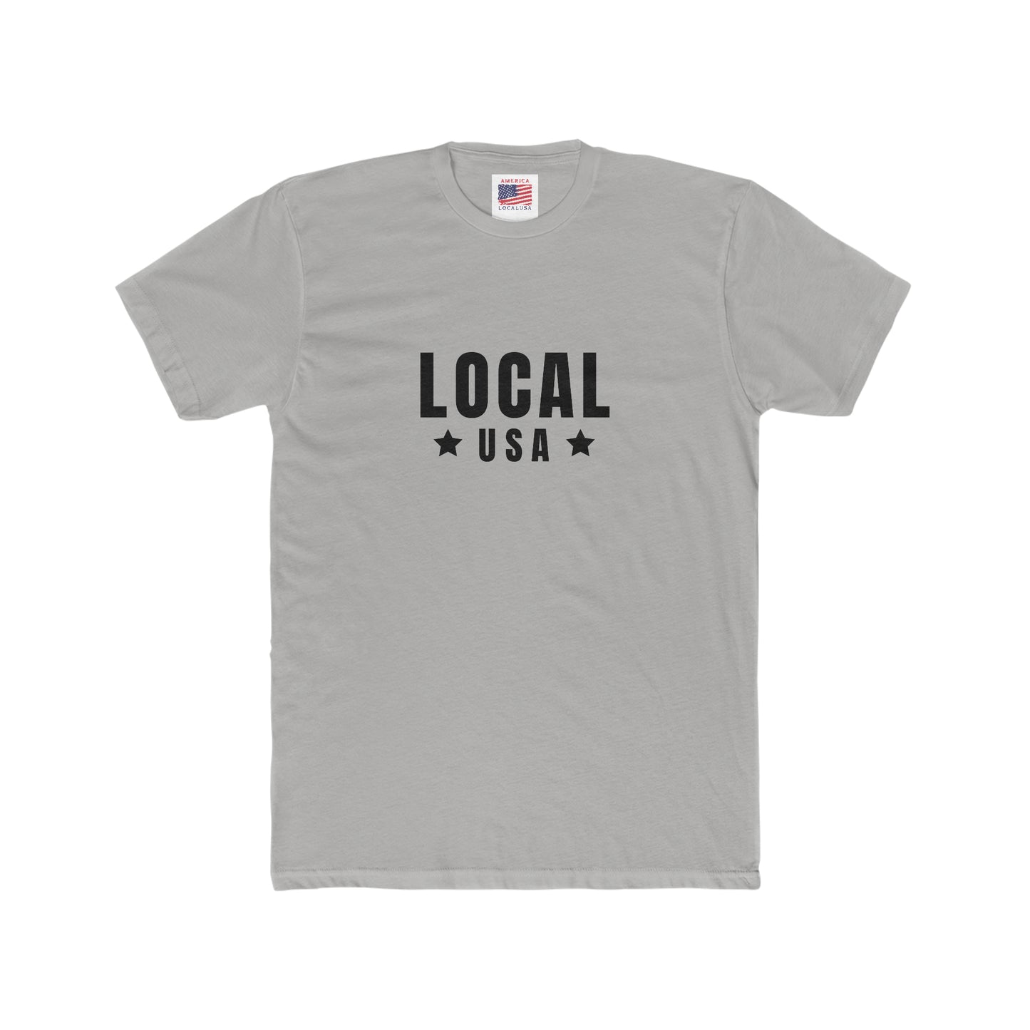 LOCALusa Stars Men's Cotton Crew Tee