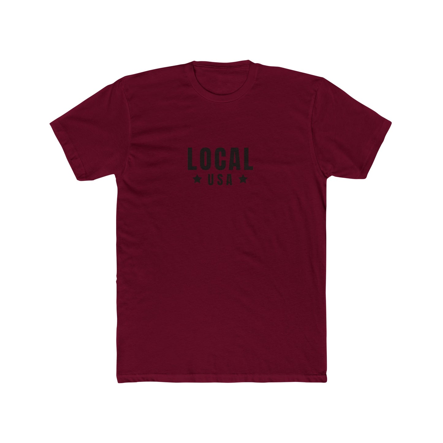 LOCALusa Star (back) Unisex Cotton Crew Tee
